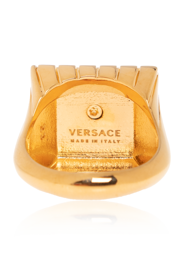 Versace Medusa ring in brass Men's Jewelery Vitkac
